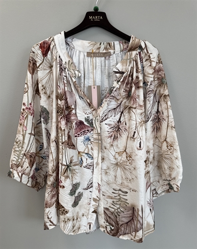 Marta Du Chateau - MDCJordan Skjorte - Beige